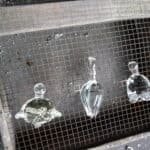 Handmade Glass Blown Transparent color flowers Villa Interior Decoration, Unique and Exquisite Artwork-3